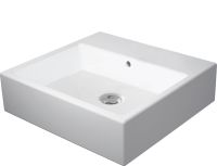 Duravit Vero Air Waschtisch rechteckig 50x47cm, mit Überlauf, ohne Hahnloch, weiß