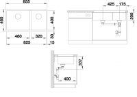 Vorschau: Blanco Subline 480320-U Unterbaubecken, SILGRANIT® 525993