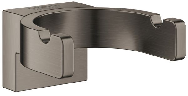 Grohe Selection doppelter Bademantelhaken hard graphite gebürstet 41049AL0