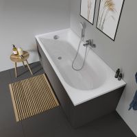 Vorschau: Duravit D-Neo Einbau-Badewanne rechteckig 170x75cm, weiß 700479000000000