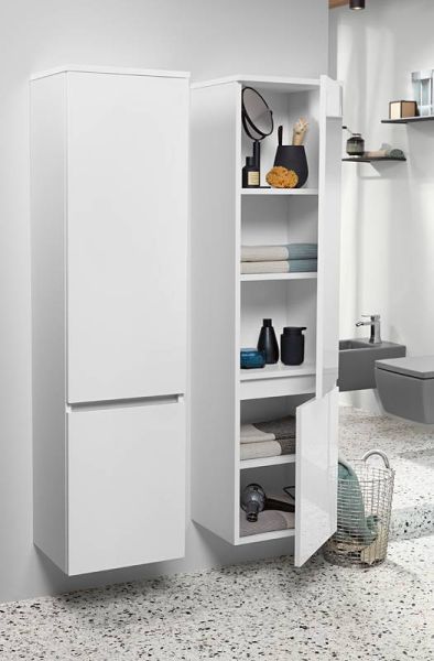 Villeroy&Boch Legato Seitenschrank, 40x155x35cm glossy white B73000DH1