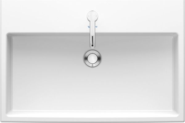 Duravit Vero Air Waschtisch 70x47cm, mit 1 Hahnloch, ohne Überlauf, geschliffen, weiß 2350700071