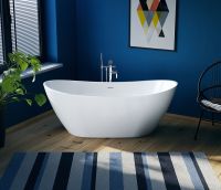 Duravit DuraVato freistehende ovale Badewanne 170x78cm 700571, weiß