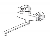 Vorschau: Hansa Hansaclinica Waschtisch-Einhand-Wandbatterie, 377mm, chrom