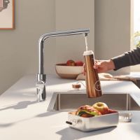 Vorschau: Grohe Blue Pure Minta Küchenarmatur Starter Set mit L-Auslauf und S-Size Filter, chrom