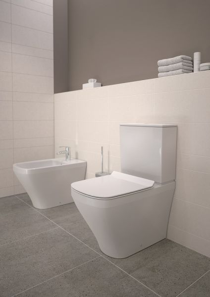 Duravit DuraStyle Stand-WC für Kombination, Tiefspüler 37x63cm, weiß