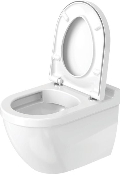 Duravit Starck 3 Wand-WC 54x36,5cm, oval, rimless, Durafix, weiß 2527090000