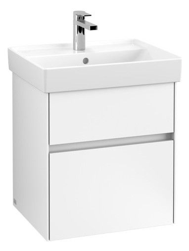 Villeroy&Boch Collaro Waschtischunterschrank mit 2 Auszüge, 51cm, white matt C007B0MS