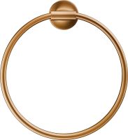 Duravit Starck T Handtuchring, geschlossene Form, wandhängend, zum Schrauben/Kleben, bronze gebürste 