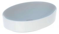 Geberit VariForm Aufsatzwaschtisch oval, Breite 55cm, weiß