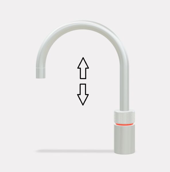 Quooker Nordic Round single tap Kochend-Wasserhahn ohne Mischbatterie, rund