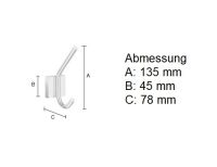 Vorschau: Smedbo House Haken für Bademantel, chrom