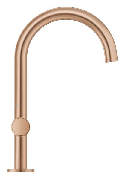 Grohe Atrio 2-Griff-Waschtischarmatur L-Size mit Push-Open, Knopfbetätigung