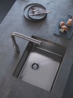 Grohe K700U Küchenspüle aus Edelstahl 55x45cm, hard graphite gebürstet