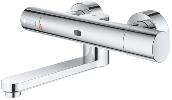 Grohe Eurosmart Cosmopolitan E Infrarot-Elektronik für Waschtisch-Wandarmatur, Ausladung 255mm, chrom 36455000 1