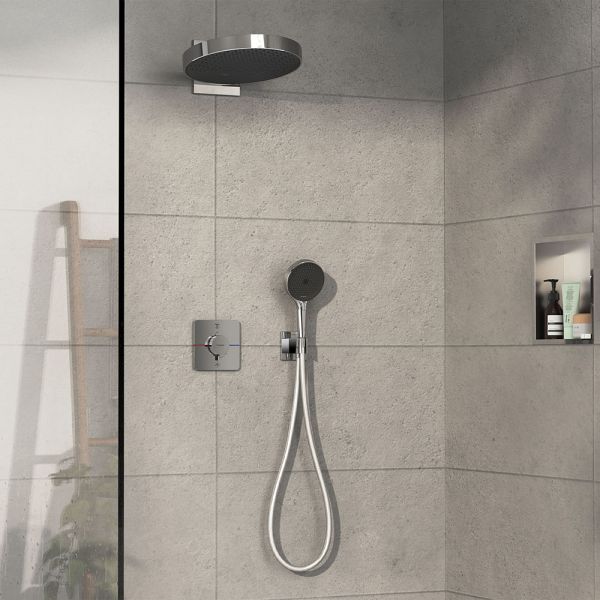 Hansgrohe ShowerSelect Comfort Q Thermostat UP für 2 Verbraucher, mit Sicherungskombination, chrom