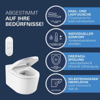 Grohe QuickFix Sensia Dusch-WC Komplettanlage, weiß 36507SH0