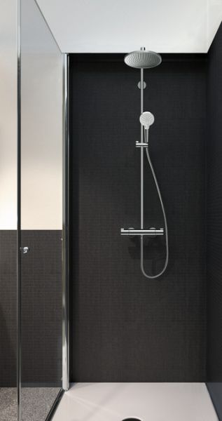 Hansgrohe Crometta S 240 1jet Showerpipe mit Thermostat, chrom