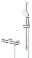 Vorschau: Grohe Grohtherm 1000 Performance Thermostatbatterie mit Brausegarnitur 60cm, chrom