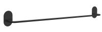 Vorschau: Smedbo selbstklebende Handtuchstange 62,5cm, schwarz BB1026