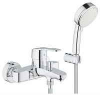 Grohe Eurostyle Cosmopolitan Einhand-Wannenbatterie, mit Brausegarnitur Tempesta C 100, chrom