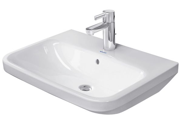 Duravit DuraStyle Waschtisch 60x44cm, mit 1 Hahnloch, mit Überlauf, weiß 2319600000