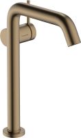 Hansgrohe Tecturis S Waschtischarmatur 240 Fine CoolStart wassersparend+, Push-Open, brushed bronze, 73370140