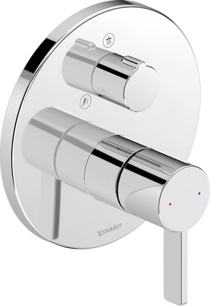 Duravit D-Neo Einhebel-Brausemischer mit Umstellventil Unterputz, chrom DE4210012010