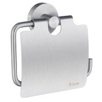 Vorschau: Smedbo Home Toilettenpapierhalter mit Deckel, mattchrom HS3414 