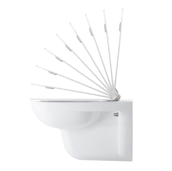 Duravit D-Code WC-Sitz mit Absenkautomatik, weiß 0067390000 1