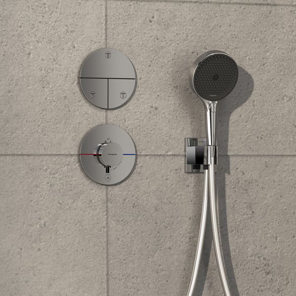 Hansgrohe ShowerSelect Comfort S Thermostat UP, 1 Verbraucher & zusätzl. Abgang, chrom