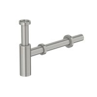 Vorschau: Steinberg Serie 100 Designsiphon ohne Ablaufgarnitur, brushed nickel100_1696_BN_