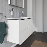 Vorschau: Duravit L-Cube Waschtischunterschrank wandhängend 82x39cm mit 2 Schubladen für ME by Starck 234283