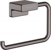 Hansgrohe AddStoris Papierrollenhalter ohne Deckel, brushed black chrome 41771340