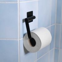 Vorschau: Smedbo Cube selbstklebender Toilettenpapierhalter, schwarz