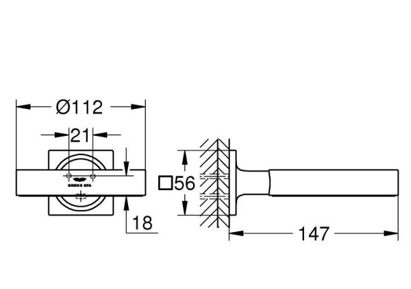 Grohe Allure Halter für Seifenschale oder Fön-Einsatz