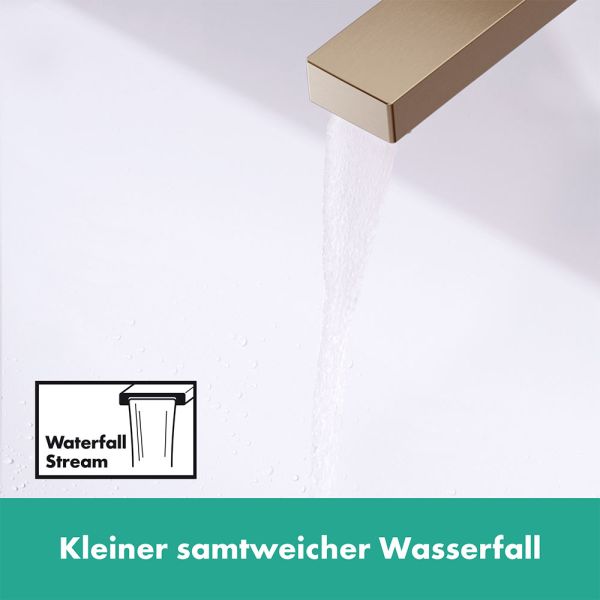 Hansgrohe Tecturis E 3-Loch Einhebel-Wannenrandmischer mit sBox, brushed bronze