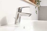 Grohe Eurosmart Waschtischbatterie S-Size mit Ablaufgarnitur, Energie-Spar-Funktion, chrom 23969003