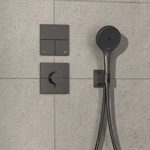 Hansgrohe ShowerSelect Comfort E Ventil Unterputz für 3 Verbraucher, brushed black chrome