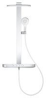 Vorschau: Grohe Rainshower Aqua Pure Duschsystem mit Thermostatbatterie, Kopfbrause eckig, 15 l/min