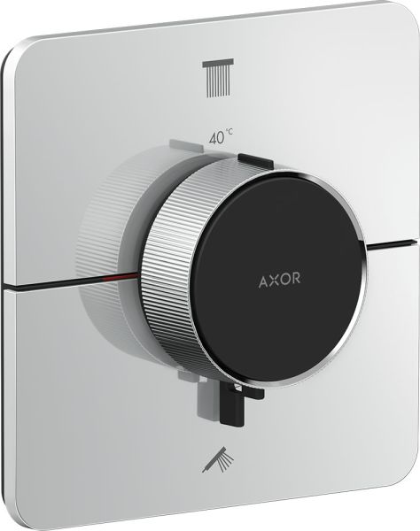 Axor ShowerSelect ID Thermostat Unterputz softsquare für 2 Verbraucher chrom 36754000