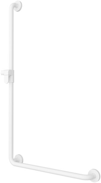 Villeroy&Boch ViCare Wandhaltegriff 90° reservibel mit Brausehalter, 119x65cm, weiß 92172868