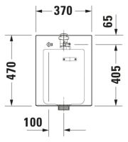 Vorschau: Duravit Starck 2 Spülkasten 3/6L mit Dual Flush, Anschluss links, WonderGliss, weiß