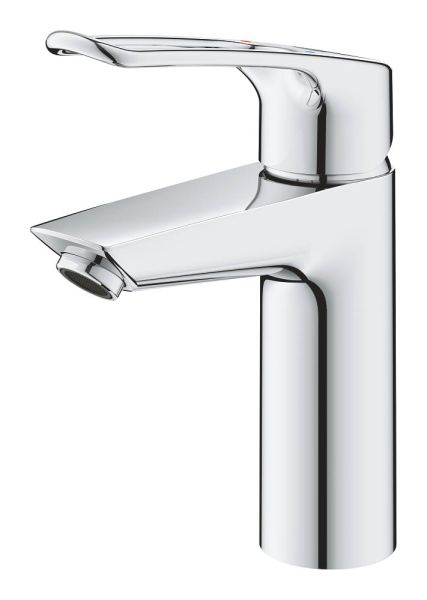 Grohe Eurosmart Einhand-Waschtischbatterie M-Size mit Push-Open, offener Hebelgriff, chrom