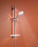 Vorschau: Grohe Tempesta 110 Brausestangenset 60cm, 3 Strahlarten, wassersparend, chrom 27600003