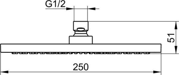 Keuco Kopfbrause Ø25cm