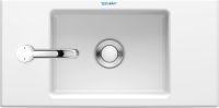 Vorschau: Duravit Vero Air Handwaschbecken 50x25cm, mit 1 Hahnloch links, ohne Überlauf, WonderGliss, weiß 07245000091