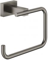 Vorschau: Grohe Essentials Cube WC-Papierhalter ohne Deckel hard graphite gebürstet 40507AL1