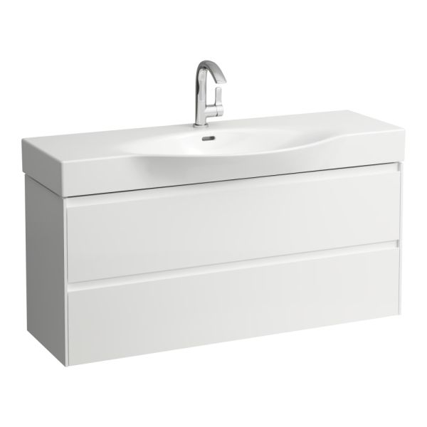 Laufen Lani Palace Waschtischunterbau mit 2 Schubladen, 118cm für WT Palace 81170.4, weiß, H4042221122601