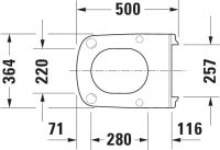 Vorschau: Duravit DuraStyle WC-Sitz ohne Absenkautomatik, weiß